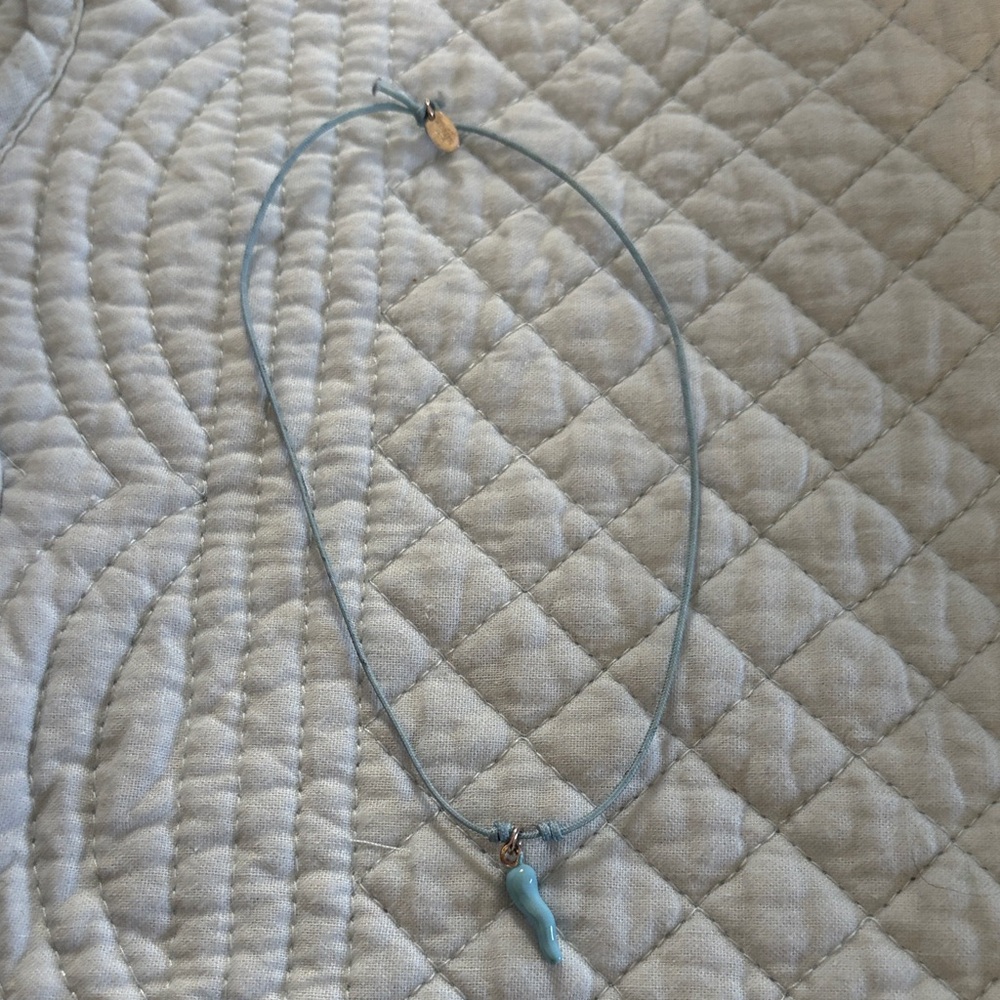 Chic Blue Pendant Bracelet